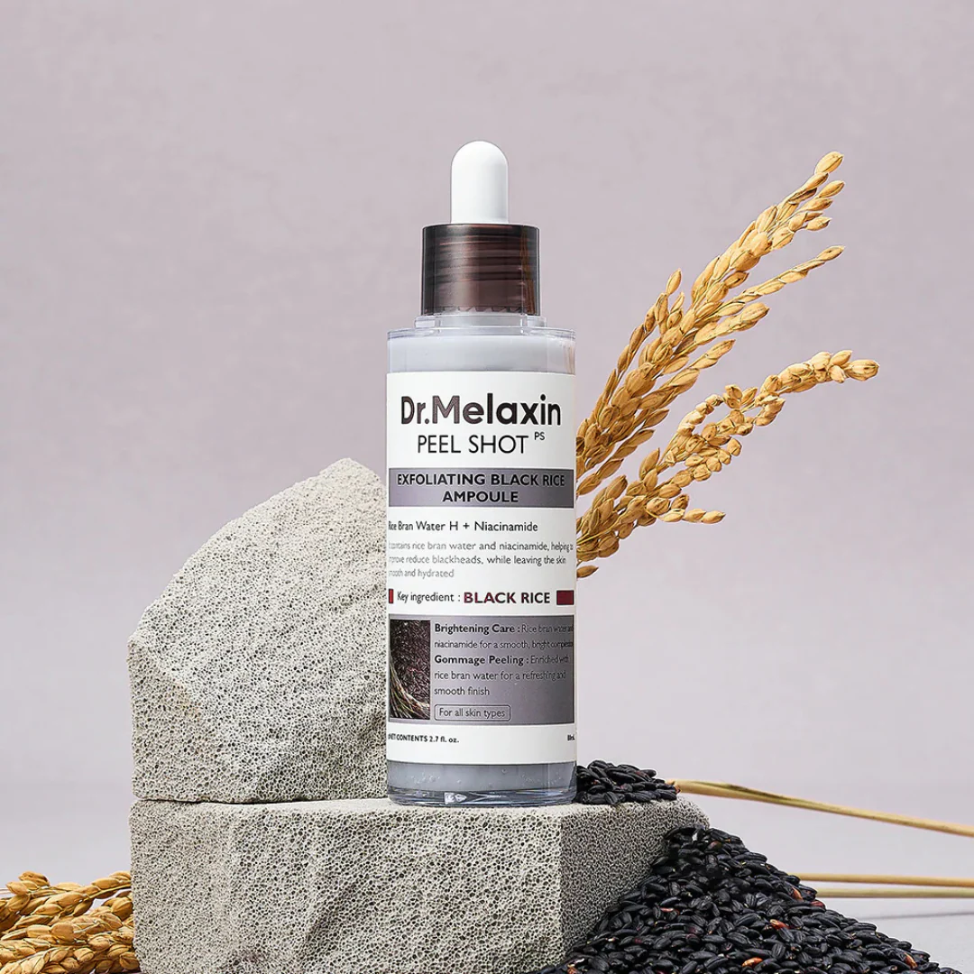 Peel Shot Exfoliant Black Rice Ampoule - 80 ml - Image 3